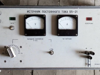 Поверка источников питания постоянного тока