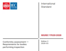 Опубликован обновлённый стандарт ISO/IEC 17020 для органов по проверке