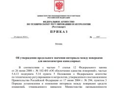 Минпромторг утвердил предельное значение интервала между поверками для вискозиметров капиллярных